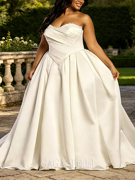 Captivating Off-the-Shoulder Peekaboo Bodice Satin Ball Gown