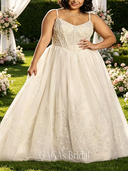 Ballet-Inspired Lace-Up Back Ballerina Tank Ball Gown