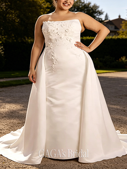 Layered Satin Sheath Dress with Overskirt