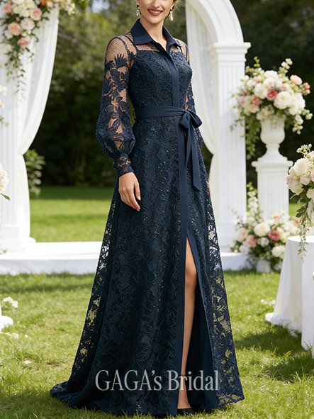 Black Tie Event A-line Sophisticated Graceful Square Floor-Length Chiffon Mother of the Bride Dress With Bow